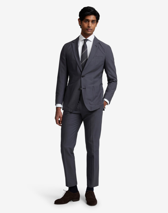 DUNHILL SEERSUCKER MAYFAIR JACKET BLAZERS Man r