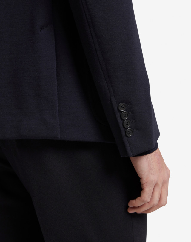 DUNHILL 울 저지 혼방 싱글 브레스티드 트래블 재킷 블레이저 남성 b