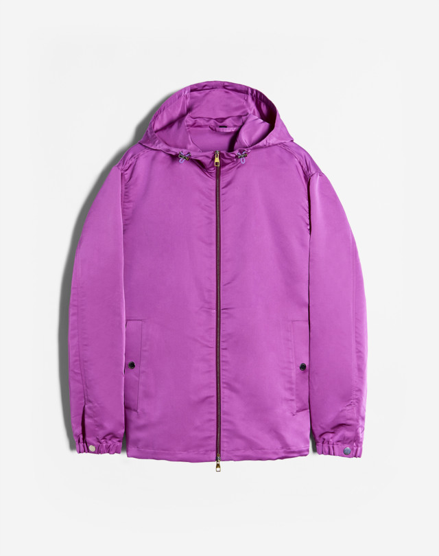 DUNHILL SHELL HOODED JACKET LIGHTWEIGHT JACKETS Man f
