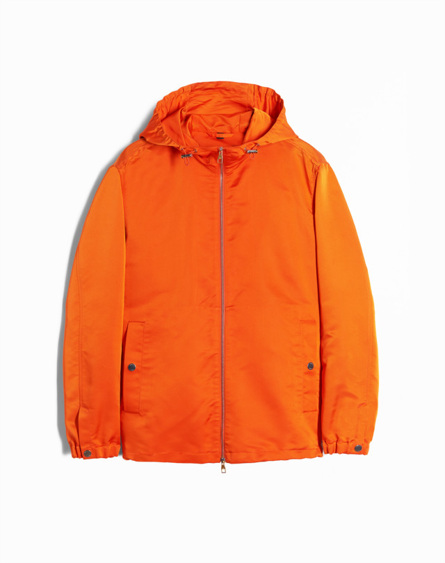 DUNHILL SHELL HOODED JACKET LIGHTWEIGHT JACKETS Man f