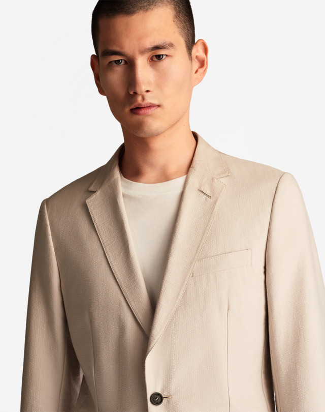 DUNHILL SEERSUCKER MAYFAIR JACKET BLAZER Man a