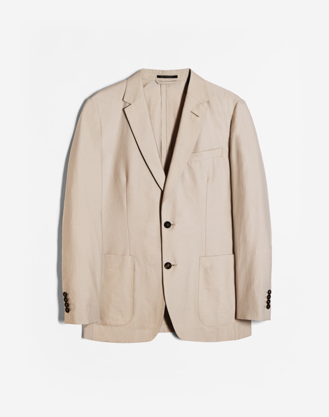 DUNHILL SEERSUCKER MAYFAIR JACKET BLAZERS Man f