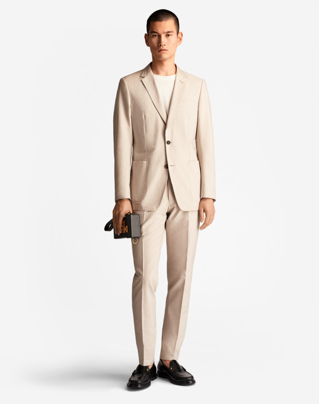 DUNHILL SEERSUCKER MAYFAIR JACKET BLAZER Man r