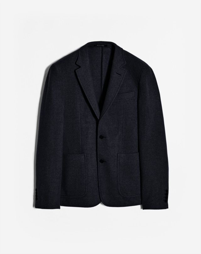 Men's Ink Cashmere Jersey Jacket | dunhill US Online Store