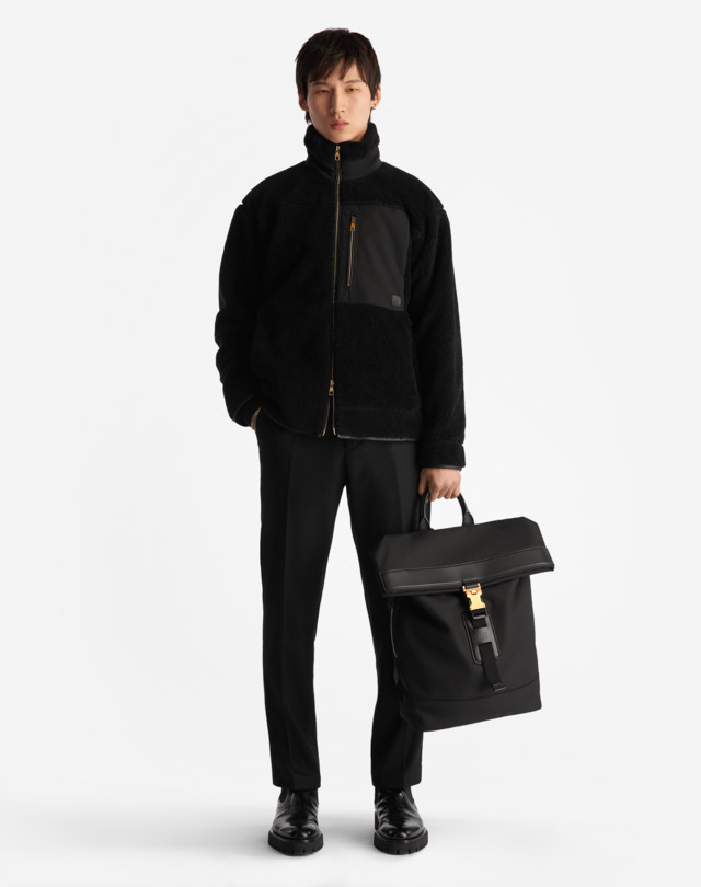 DUNHILL FLEECE TRACK JACKET JACKETS Man r