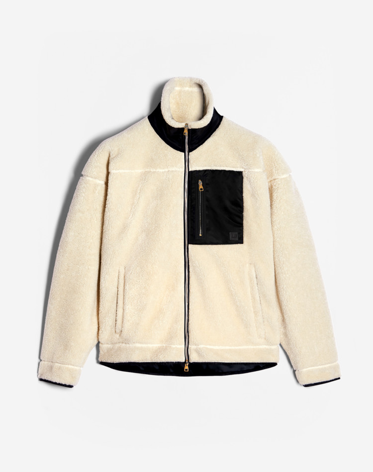 Fleece Track Jacket DUNHILL JACKETS Man Fleece Track Jacket f
