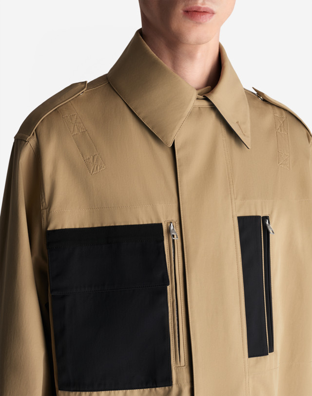 DUNHILL CONTRAST UTILITY PATCH JACKET JACKETS Man a