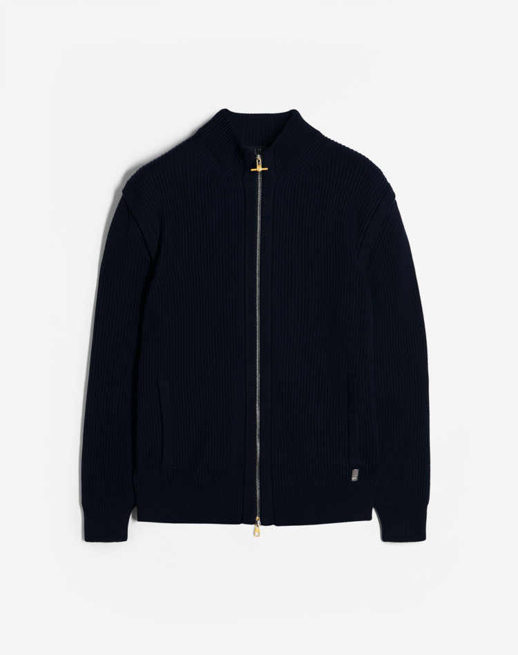 DUNHILL KNITTED ZIP THROUGH Man Compendium Zip Through f