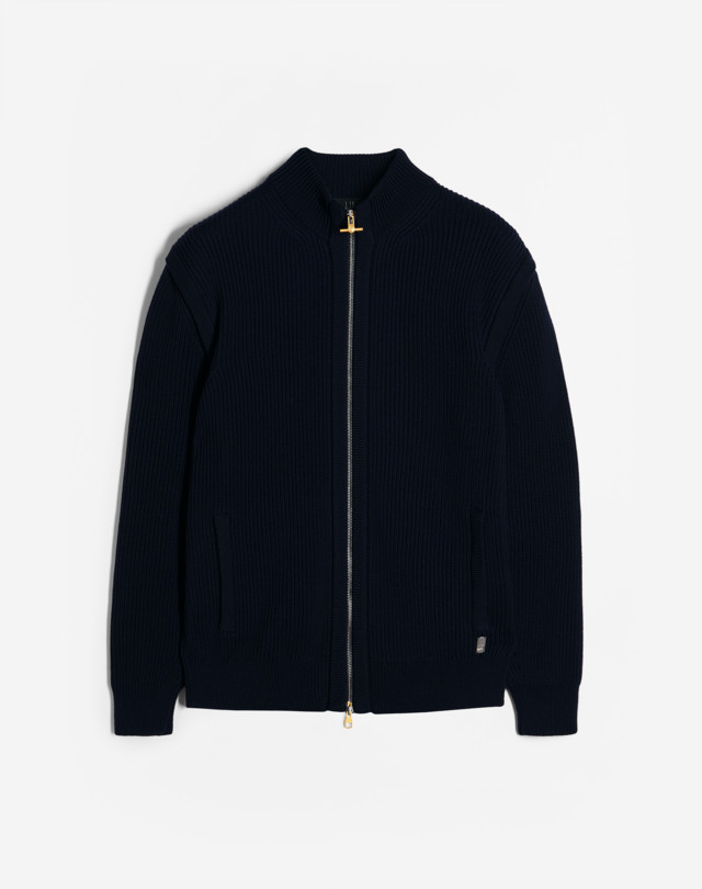 DUNHILL Compendium Zip Through KNITTED ZIP THROUGH Man f