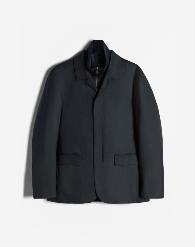 DUNHILL 테크니컬 울 실크 투인원 재킷 재킷 남성 f