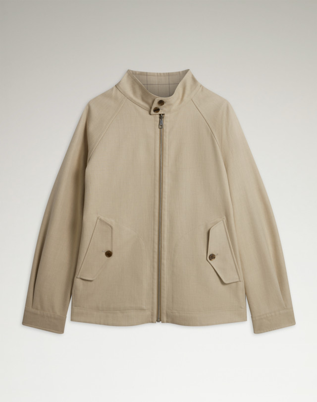DUNHILL Reversible Cotton Harrington Blouson JACKETS Man f