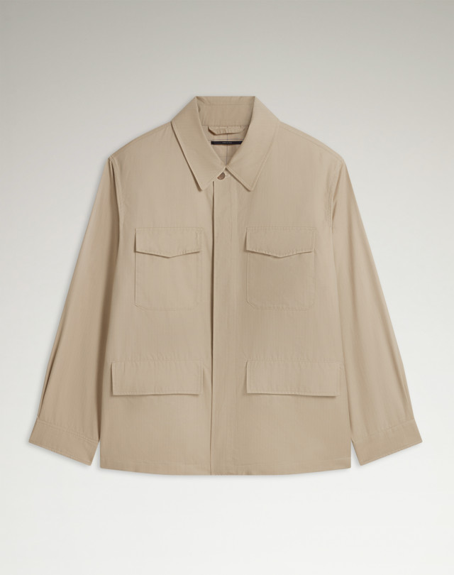 DUNHILL Cotton Silk Field Shirt Jacket JACKETS Man f