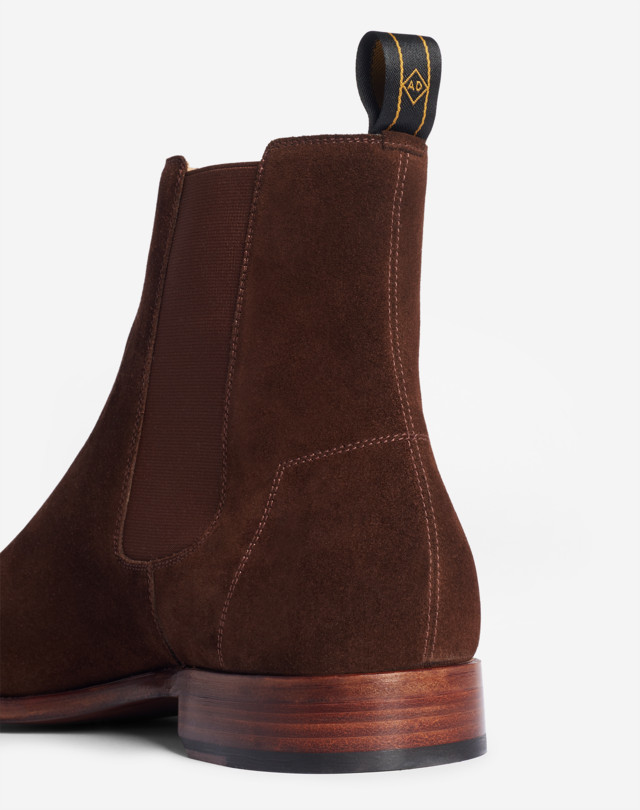 DUNHILL KENSINGTON CHELSEA BOOT SUEDE BOOTS Man e