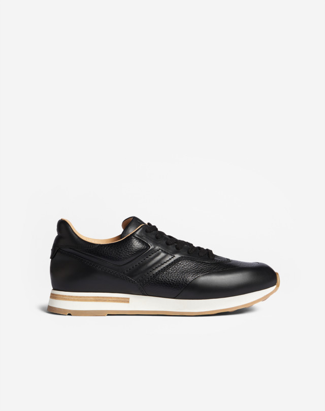 Men's Black Duke II Leather Runners | dunhill TW Online Store