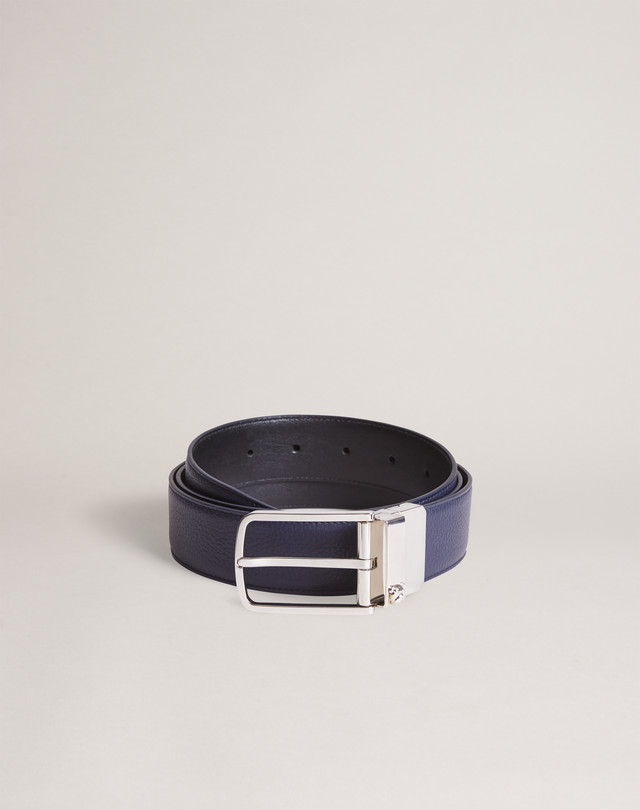 DUNHILL Bulldog Reversible Buckle Leather Belt BELTS Man f
