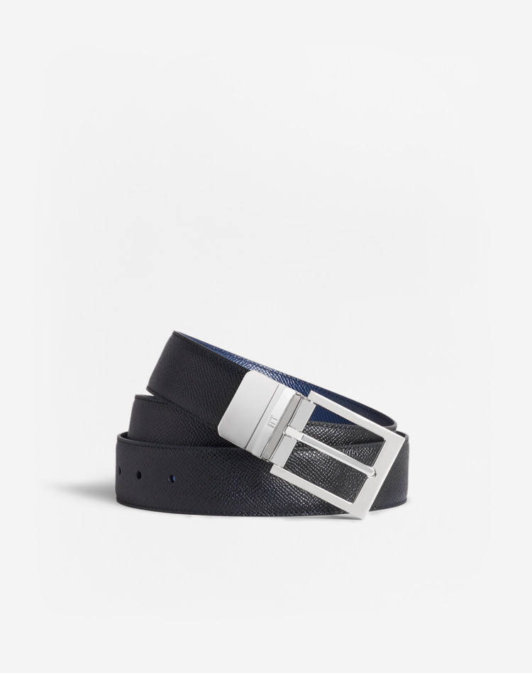 Reversible Facet Buckle Cadogan Belt DUNHILL BELTS Man Reversible Facet Buckle Cadogan Belt f