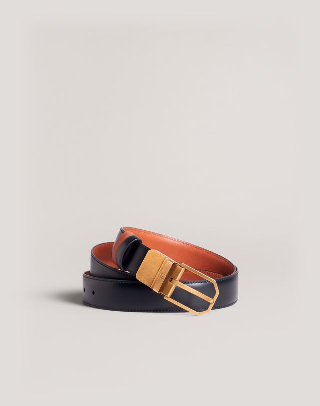 Dunhill Boucle de ceinture en cuir BRW 