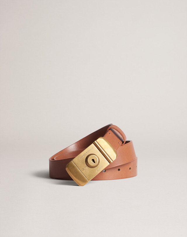 DUNHILL Duke Lock Pin Buckle Belt BELTS Man f