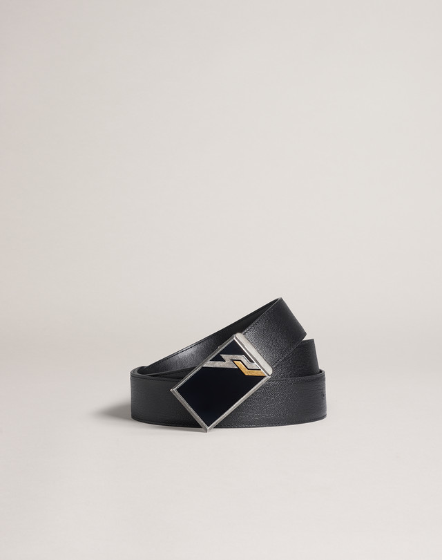 DUNHILL Ceinture en marqueterie de cuir Duke à boucle ardillon CEINTURES Homme f