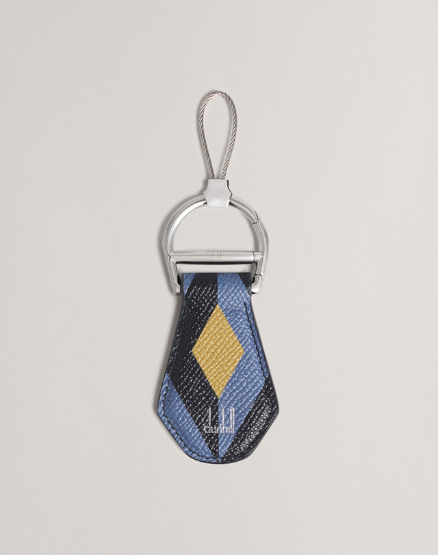 DUNHILL Engine Turn Cadogan Key Fob KEYFOBS Man f