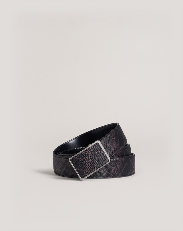 DUNHILL Reversible 35mm dunhill Canvas Pin Buckle Belt BELTS Man f