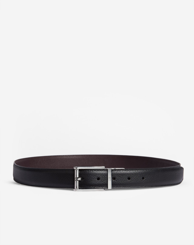 メンズ リバーシブル 30mm クラシック レクタンギュラー バックル グレイン レザー ベルト Dunhill Jp オンラインストア