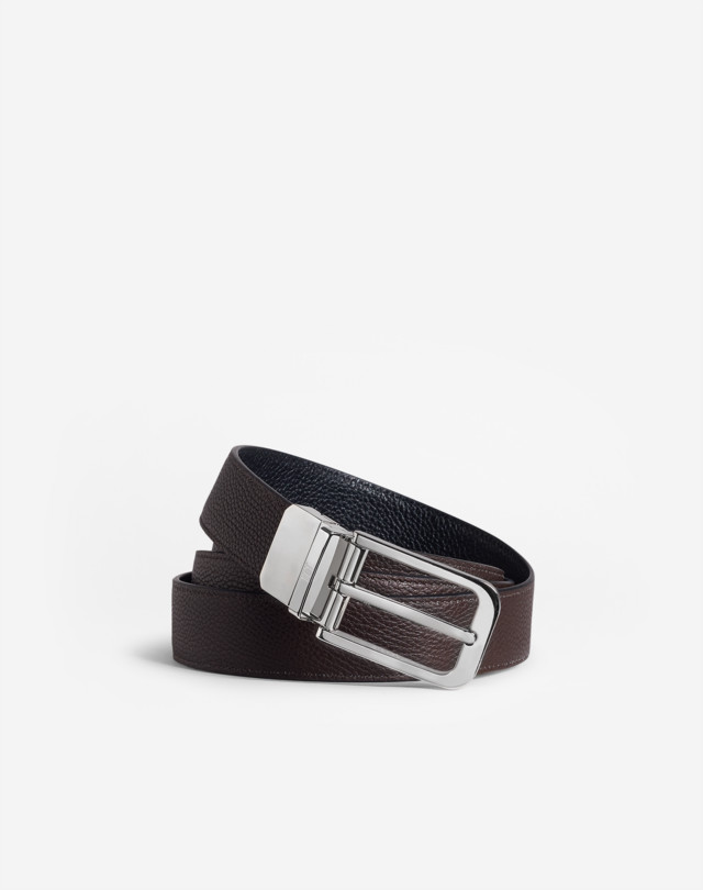DUNHILL Reversible Classic Rounded-Buckle Belt BELTS Man f