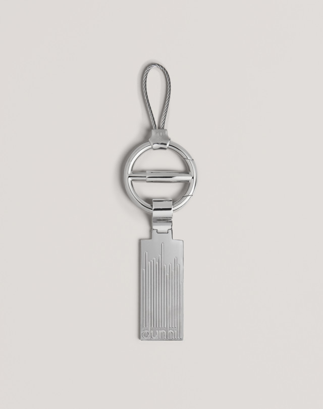 DUNHILL Longtail Stripes Keyfob KEYFOBS Man f