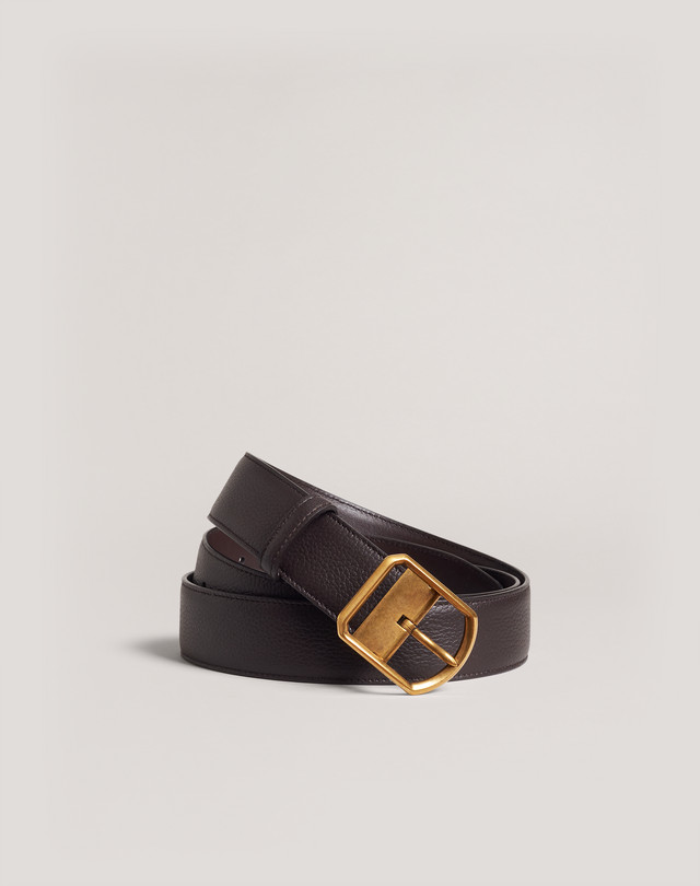 DUNHILL Cintura 35 mm reversibile con fibbia a scatto CINTURE Uomo f