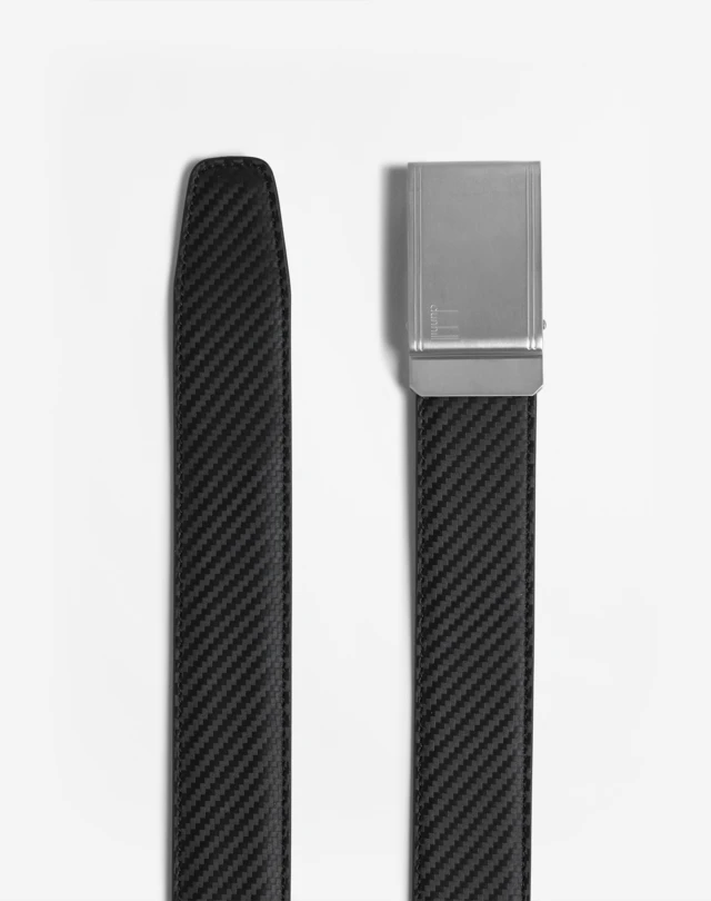 DUNHILL 레이싱 버클 CHASSIS 가죽 벨트 35MM 벨트 남성 r