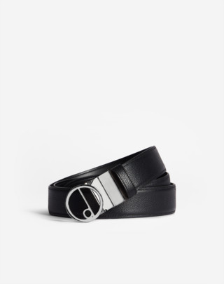 REVERSIBLE 35MM D BUCKLE BELGRAVE LEATHER BELT