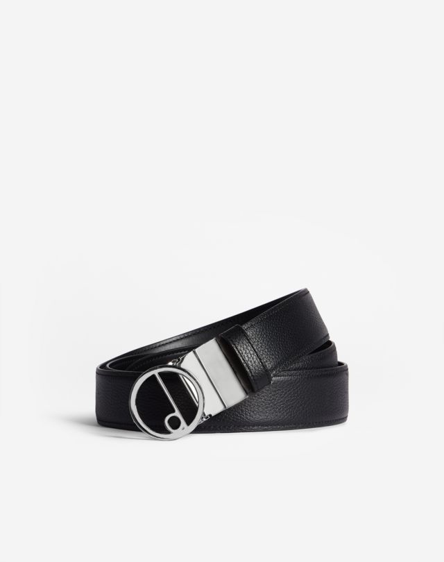 dunhill Dunhill Réversible Boucle Châssis Ceinture Cuir Coupé À Taille Neuf 