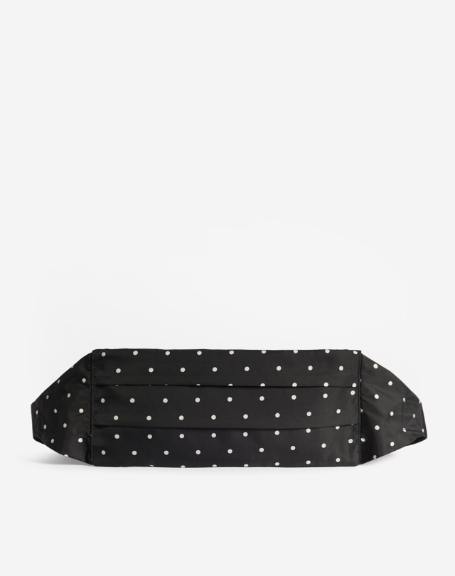 DUNHILL POLKA DOTS CUMMERBUND BAG BELT BAGS Man f