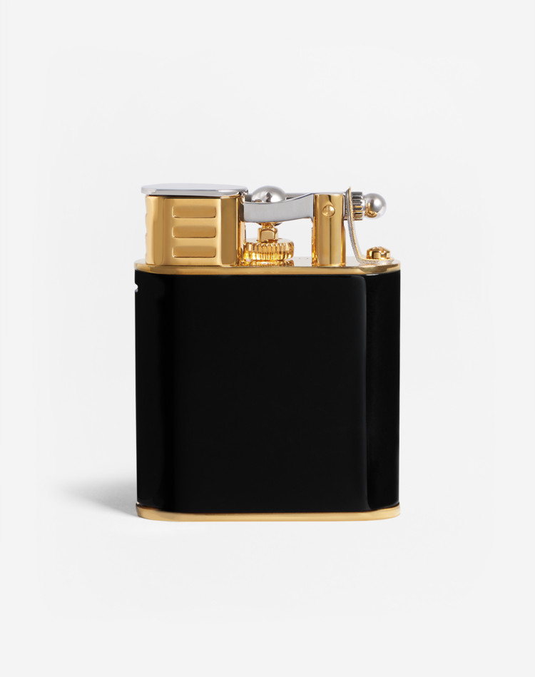 DUNHILL LIGHTERS Man Turbo Black Lacquer Lighter f