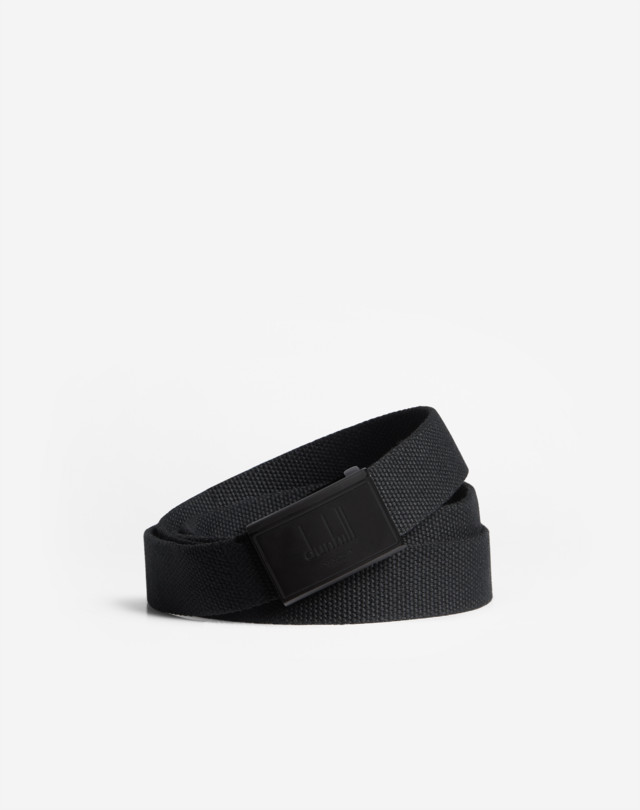 DUNHILL 30MM LEGACY PIN BUCKLE WEBBING STRAP BELT BELTS Man f