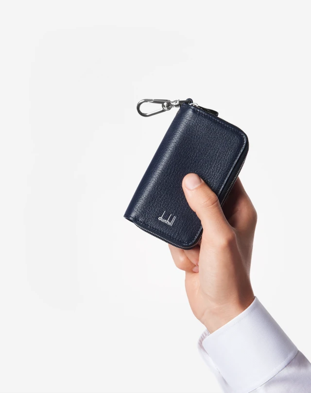 DUNHILL КЛЮЧНИЦА DUKE FINE LEATHER С ОТДЕЛЕНИЕМ ДЛЯ МОНЕТ КЛЮЧНИЦА Для Мужчин e
