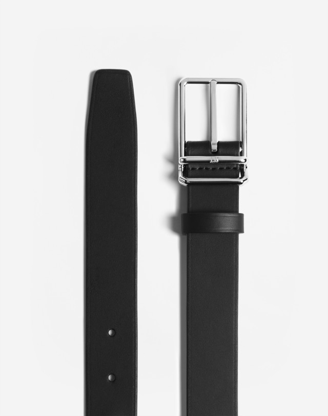 DUNHILL 30MM 1893 HARNESS BUCKLE SMOOTH LEATHER BELT BELTS Man r
