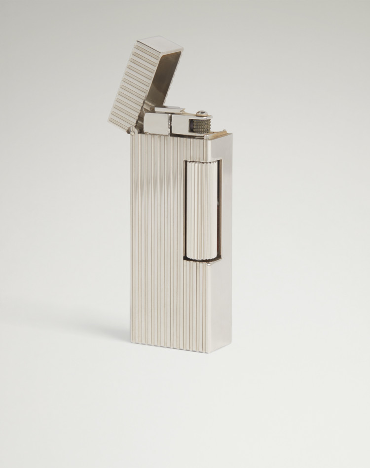 DUNHILL LIGHTERS Man Lines Pattern Rollagas Lighter f