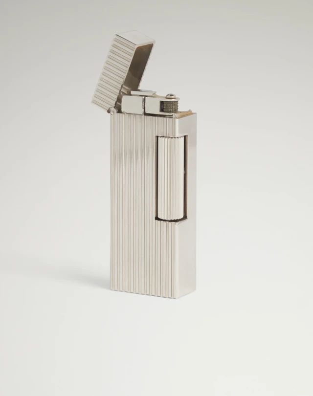 DUNHILL Lines Pattern Rollagas Lighter LIGHTERS Man f