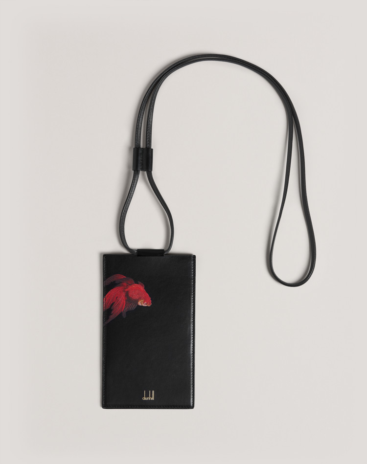 Archive Goldfish Phone Holder DUNHILL Phone Holders Man Archive Goldfish Phone Holder f