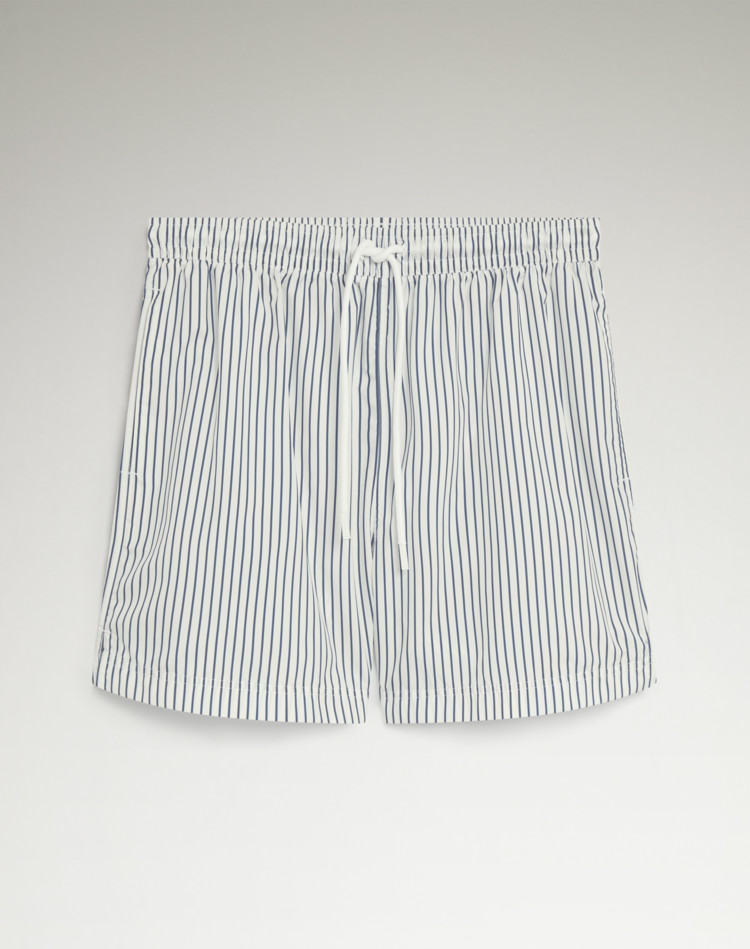 DUNHILL SHORTS Man Striped Swim Shorts f