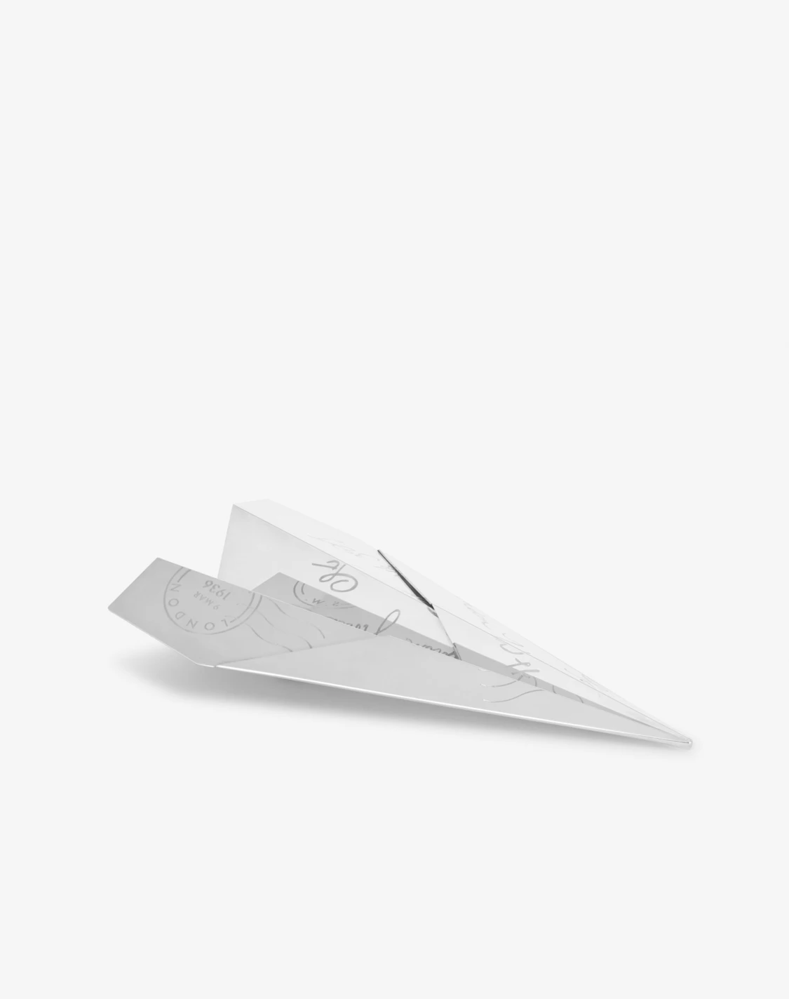 メンズ エンベロープ ペーパー プレーン デスク スカルプチャー