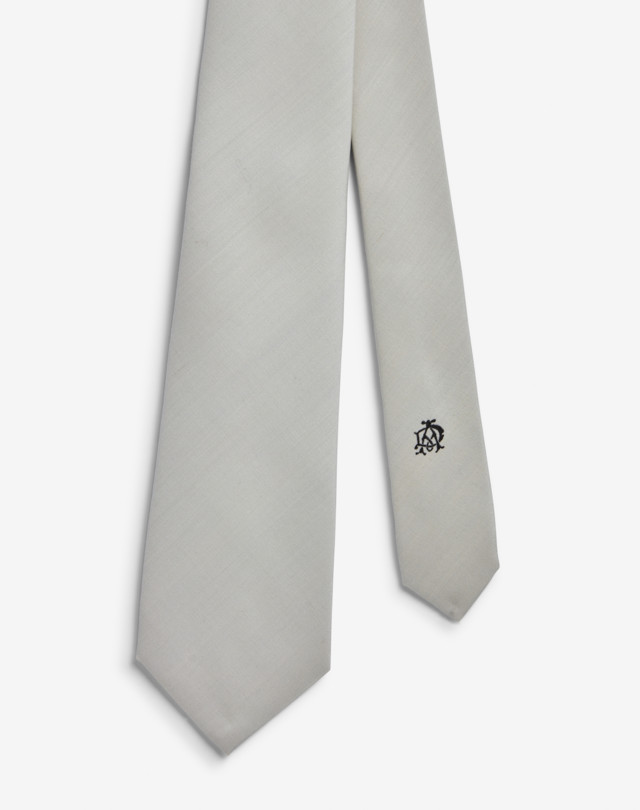 DUNHILL Wool Silk 5 Fold Woven Tie Tie Man f