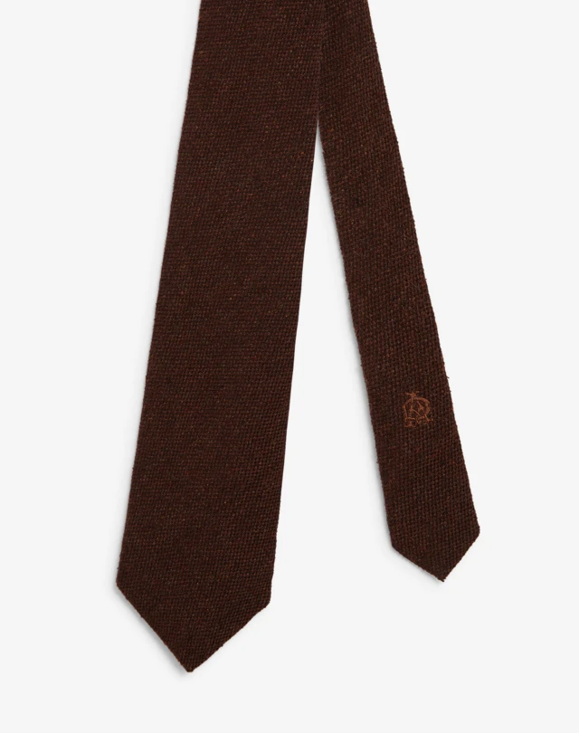 DUNHILL Silk Donegal Woven Tie Tie Man f