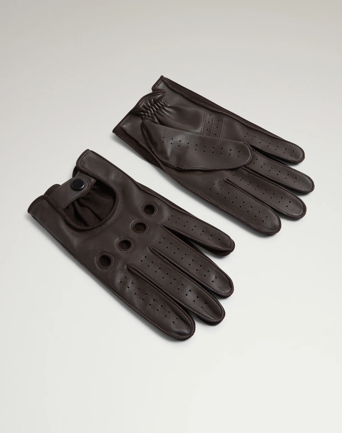 dunhill ダークブラウン レザー手袋 dunhill ダークブラウン レザー手袋