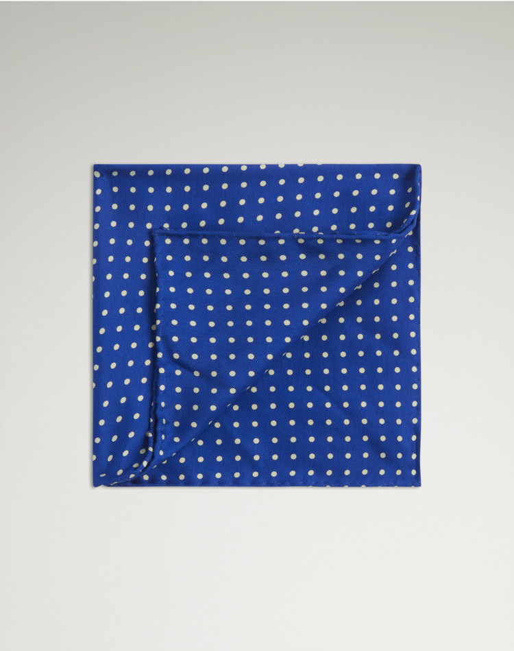 DUNHILL Pocket square Man Silk Polka Dot Pocket Square f