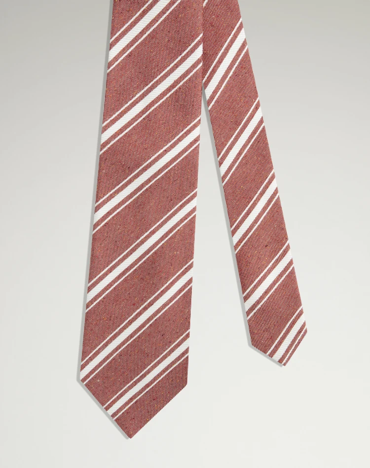 DUNHILL Tie Man Silk Stripe Jacquard Woven Tie f