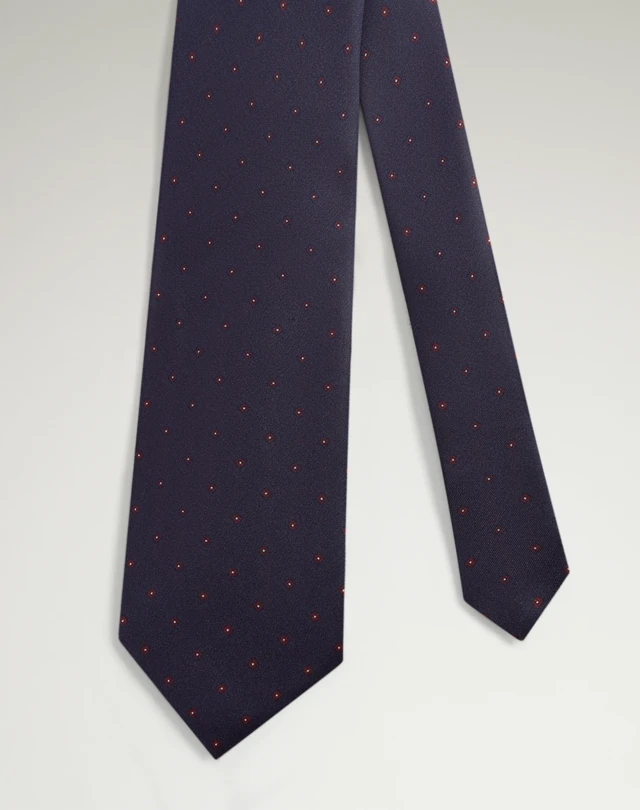DUNHILL Silk Archive Neats Printed Tie Tie Man f