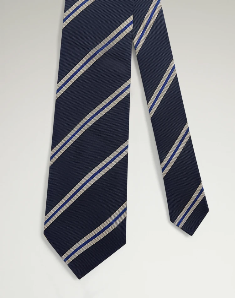 DUNHILL Tie Man Silk Regimental Stripe Woven Tie f