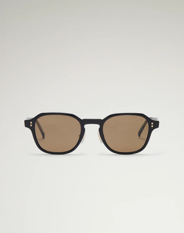 DUNHILL Lunettes de soleil rectangulaires fines en acétate Hobnail LUNETTES DE SOLEIL Homme f